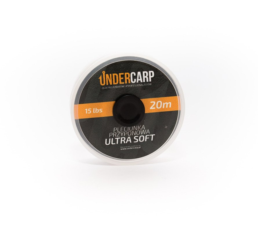 Undercarp Plecionka przyponowa w Ultra SOFT brązowa 15 lbs 20m CARP