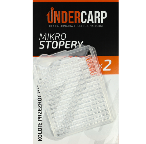 Undercarp Mikro stopery - przeźroczyste