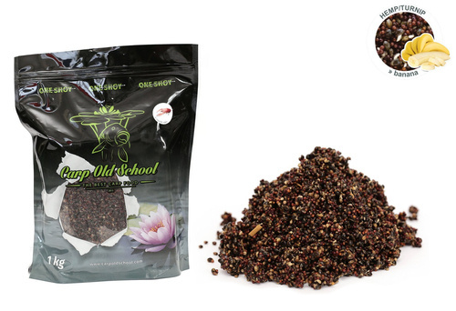 Carp Old School Konopie i Rzepik Banan 1kg