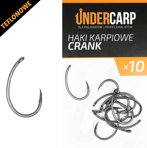Undercarp Teflonowe haki karpiowe CRANK 2