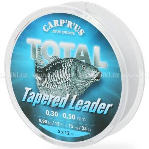 Carp'r us Tapered Leader 0,28-0,50 5x12m