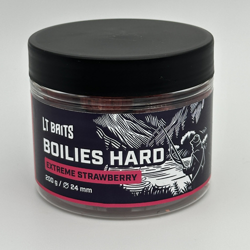 LT Baits Extreme Strawberry Hard Boilies 24mm 200gr