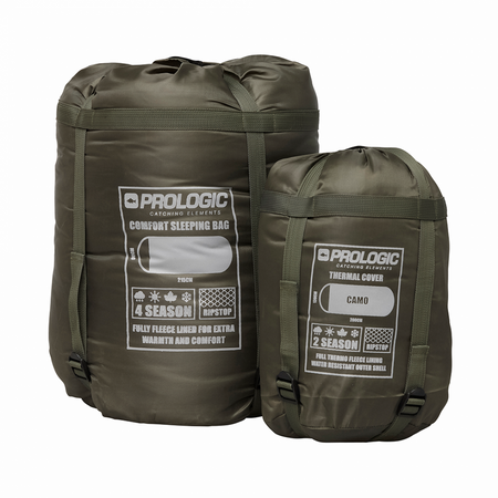 Prologic Element Comfort Sleeping Bag & Thermal Camo Cover 5 Season
