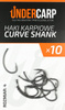 Undercarp Teflonowe haki karpiowe CURVE SHANK 4