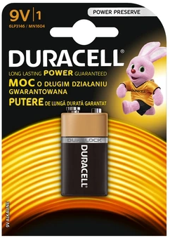 Duracell Alkaline 9V 1szt.