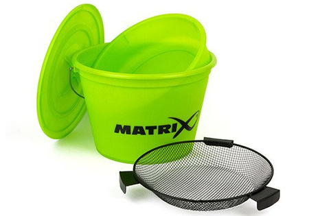 Matrix Lime Bucket Set Inc. Tray and Riddle
