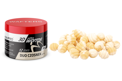 MatchPro 3D Worms Wafters Duo Czosnek 12mm 25g