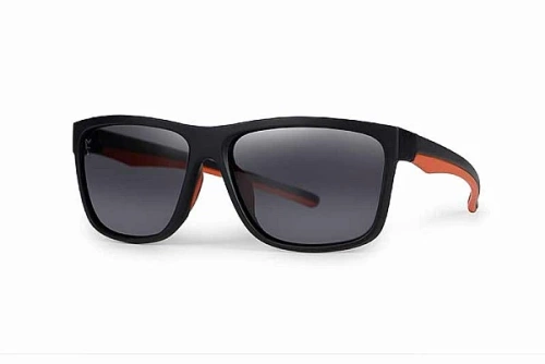 Fox Collection Black & Orange Shades Grey Lens