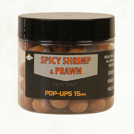 Dynamite Baits Spicy Shrimp & Prawn Pop Up 15mm