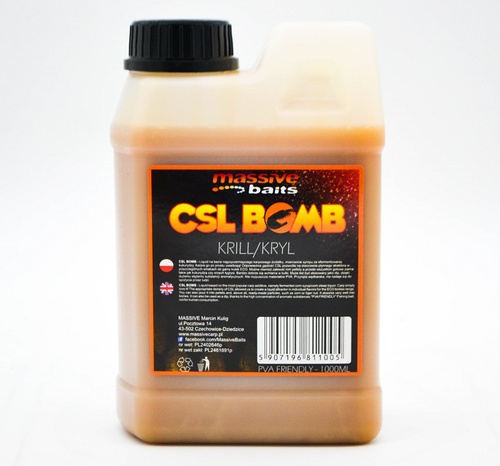 Massive Baits CSL Bomb Krill 1L