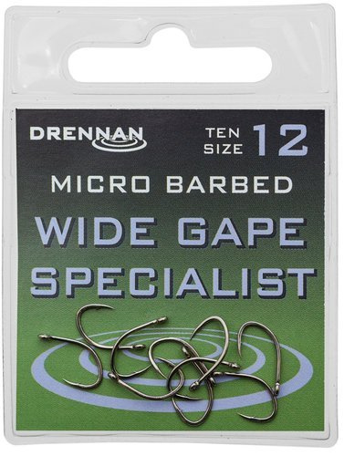 Drennan Wide Gape Specialist size 14 - Haczyki 10szt.