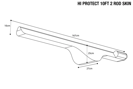 Nash Subterfuge Hi Protect 10ft 2 Rod Skin