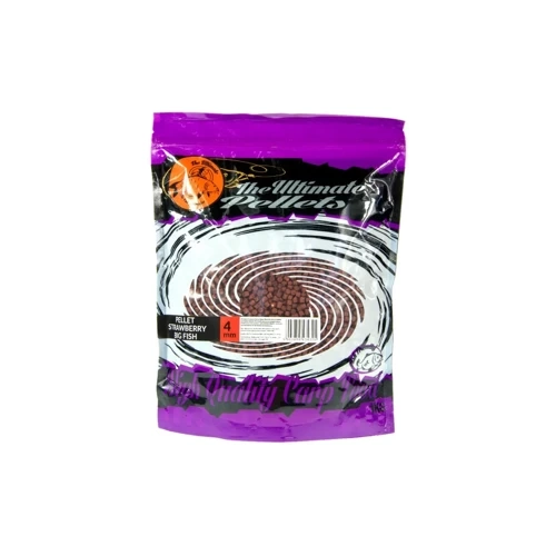 Ultimate Products Strawberry Big Fish Pellets 4mm 1kg