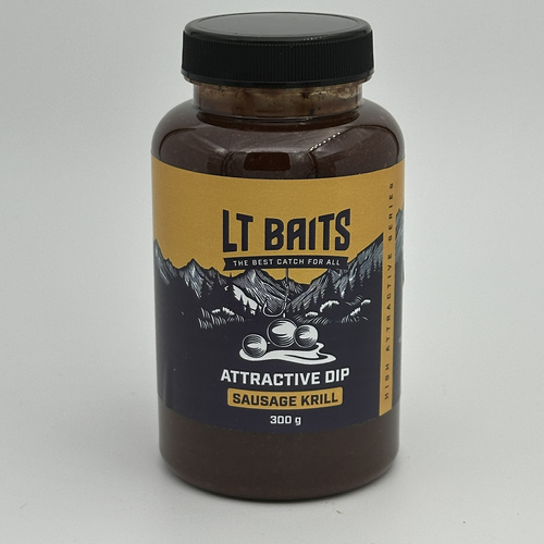LT Baits Attractive Dip Sausage Krill 300gr