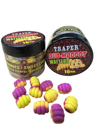 Traper Duo Color Maggot Wafters Orzech Tygrysi Kukurydza 10mm