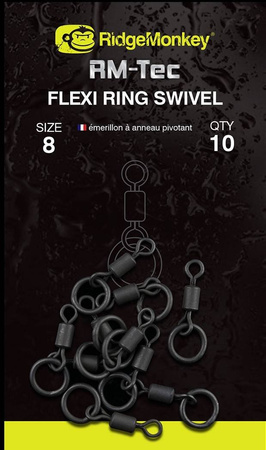 RidgeMonkey Flexi Ring Swivel size 8