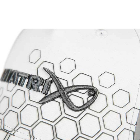 Matrix Hex Print White Cap