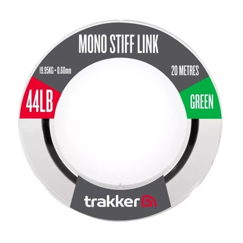 Trakker Mono Stiff Link Green 44lb 0.60mm 20m