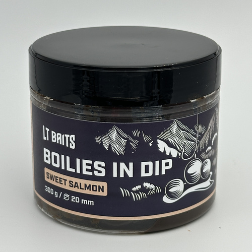 LT Baits Sweet Salmon Boilies in Dip 20mm 300gr