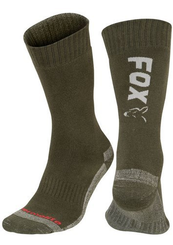 Fox Green Silver Thermal Sock 44-47