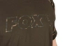 Fox Camo Outline Print T-Shirt Khaki