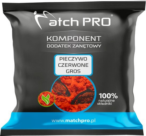 MatchPro Dodatek Zanętowy Pieczywo Fluo Gros Red 500gr