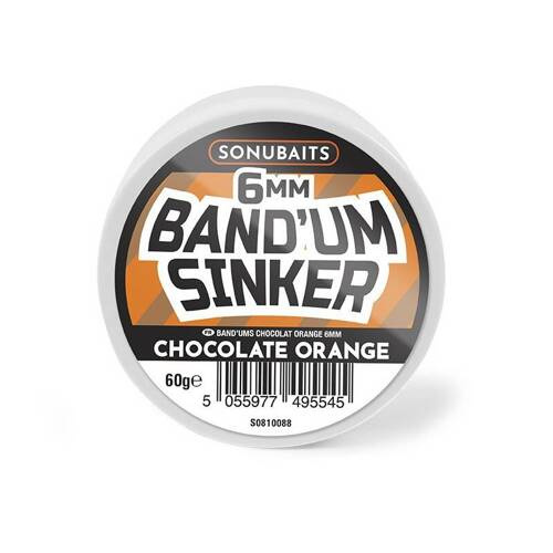 Sonubaits BandUm Sinker Chocolate Orange 6mm