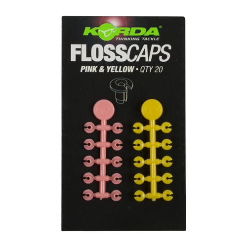 Korda Floss Caps Pink/Yellow