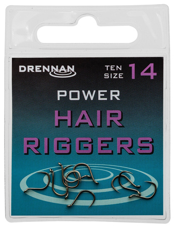 Drennan Power Hair Riggers size 18 - Haczyki 10szt.