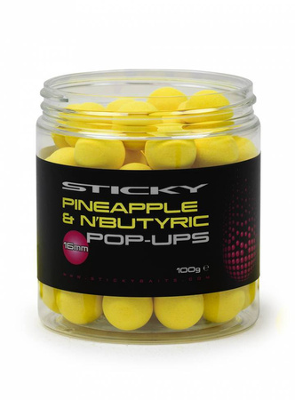 Sticky Baits Pineapple & N`Butyric Pop Ups 16mm