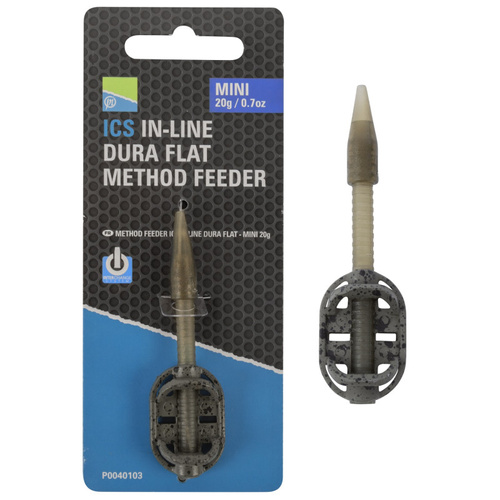 Preston ICS In-Line Dura Flat Method Feeder Mini 15g