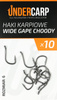 Undercarp Teflonowe haki karpiowe WIDE GAPE CHODDY 6