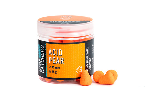 Carp Catchers Fluo Snail Shell Wafters Acid Pear 15mm 45g