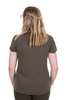 Fox Women T-Shirt V-neck Olive Marl Mauve