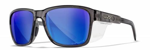 Wiley X TREK Gloss Crystal Dark Grey Frame / Blue Mirror Lens