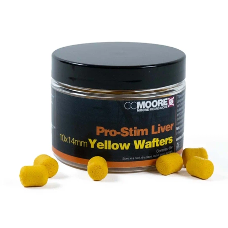 Cc Moore Pro Stim Liver Dumbell Wafters Yellow 10x14mm 