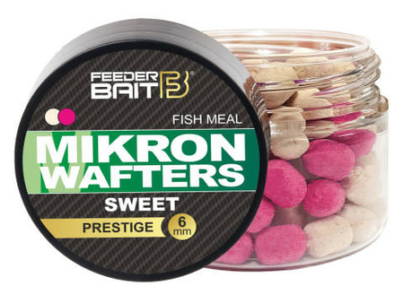 Feeder Bait Prestige Mikron Wafters Sweet 6mm Pink & White