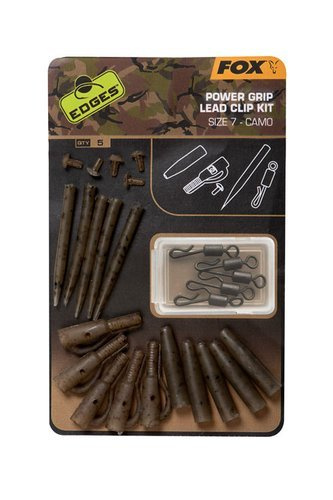 Fox Edges Power Grip Lead Clip Kit size 7 Camo