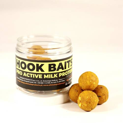 Ultimate Products Pro Active Milk Protein Hook Baits 24mm