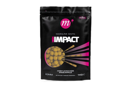 Mainline Hi Impact Boilie High Leakage Pineapple 20mm 1kg