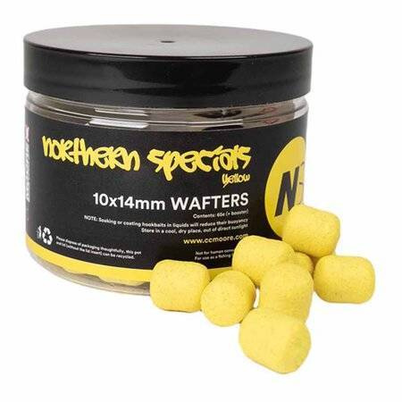 CC Moore NS1 Dumbell Wafters Yellow 10x14mm
