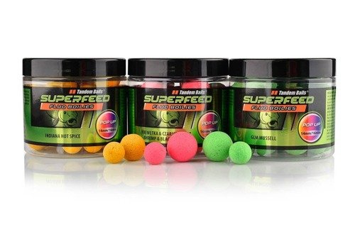 Tandem Baits SuperFeed Fluo Pop-Up  Milky Mulberry 14mm / 16mm 90g - Kulki pływające