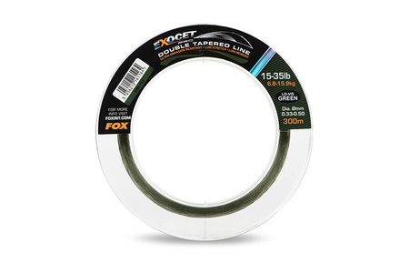 Fox Exocet Double Tapered Line Green 12-35lb 0.30-0.50mm 300m