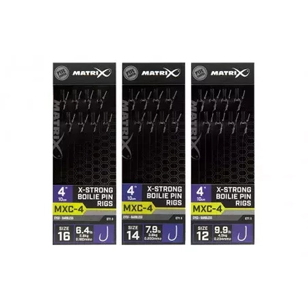 Matrix MXC-4 X-Strong Boilie Pin Size 14 Barbless 10cm