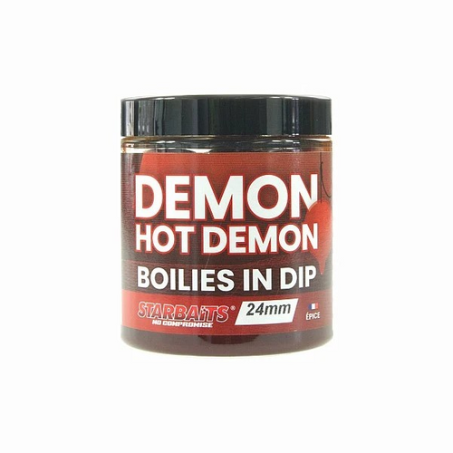 Starbaits Hot Demon Boilies in Dip 24mm