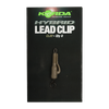 Korda Hybrid Lead Clips Clay