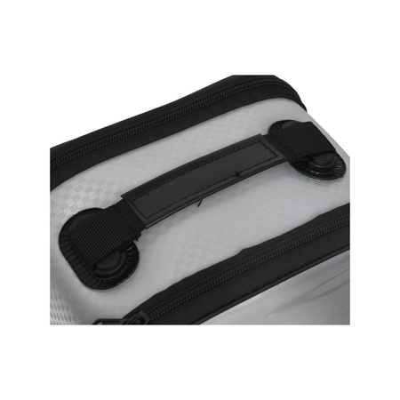 Flagman Eva Gray Woven Bag With Two Transparent Covers L