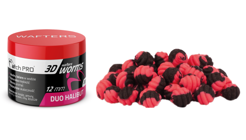 MatchPro 3D Worms Wafters Duo Halibut 12mm 25g