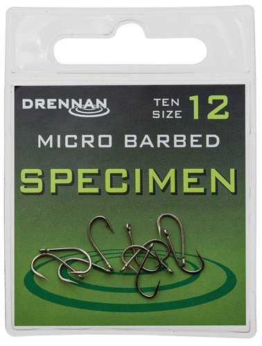 Drennan Specimen Micro Barbed size 4 - Haczyki 10szt.
