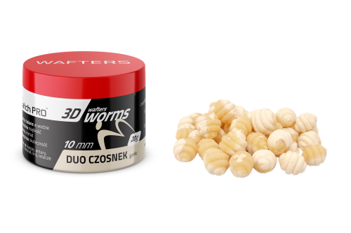 MatchPro 3D Worms Wafters Duo Czosnek 10mm 25g